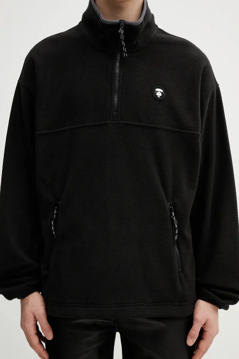 felpa in pile Nero miniatura 4