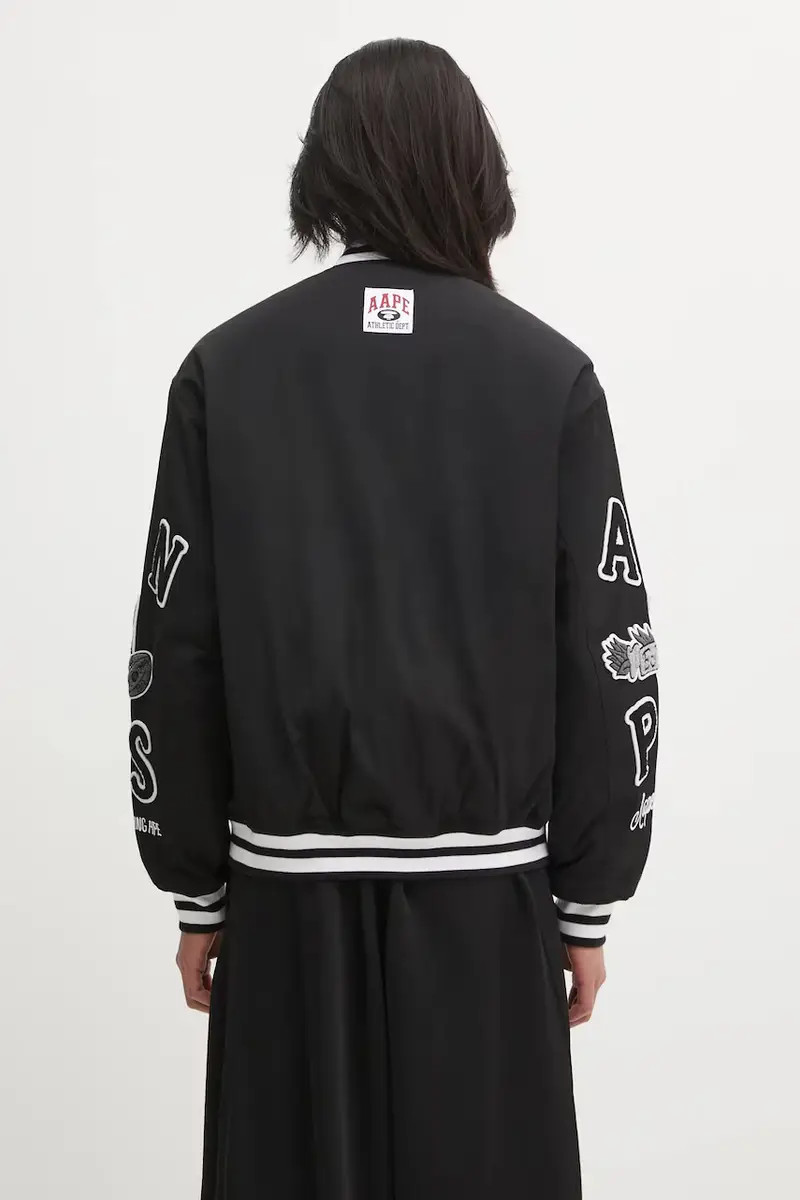 giacca bomber Main colore nero AAPJKM7742XXP miniatura 3