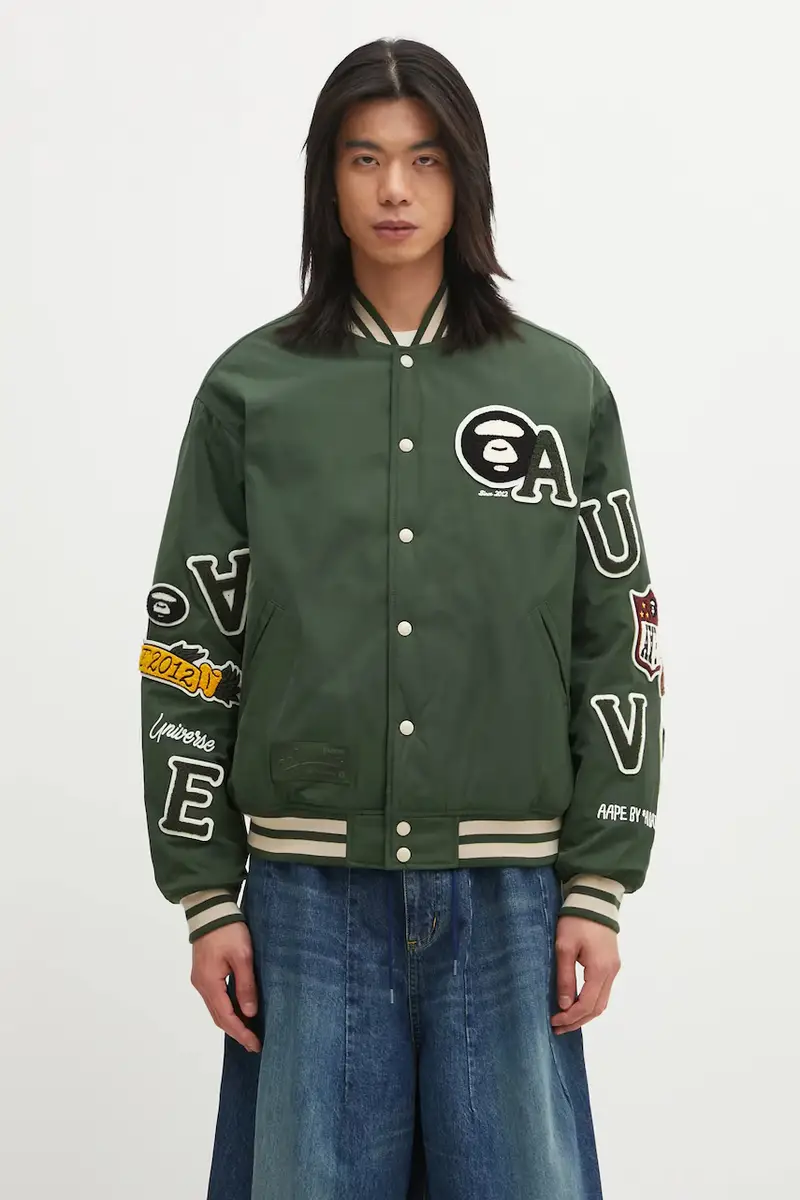 giacca bomber Main colore verde AAPJKM7742XXP