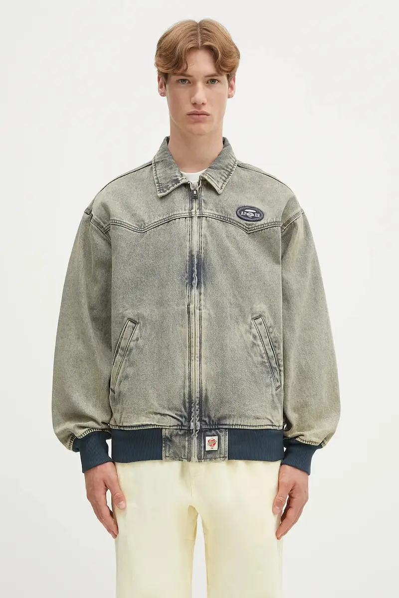 giacca di jeans Main Light Weight colore blu AAPLJM7706XAO