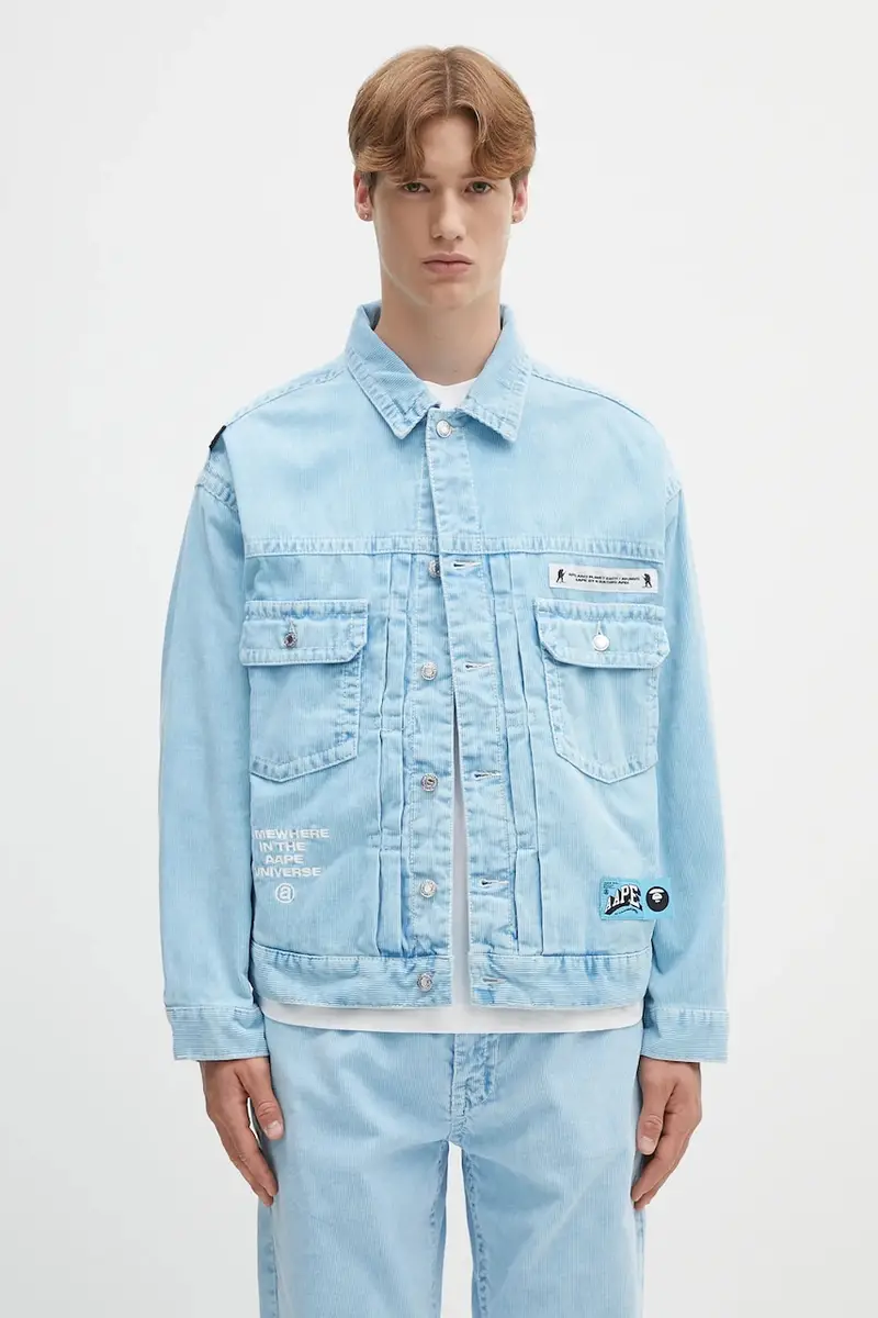 giacca Main Light Weight colore blu AAPLJM7674XXN