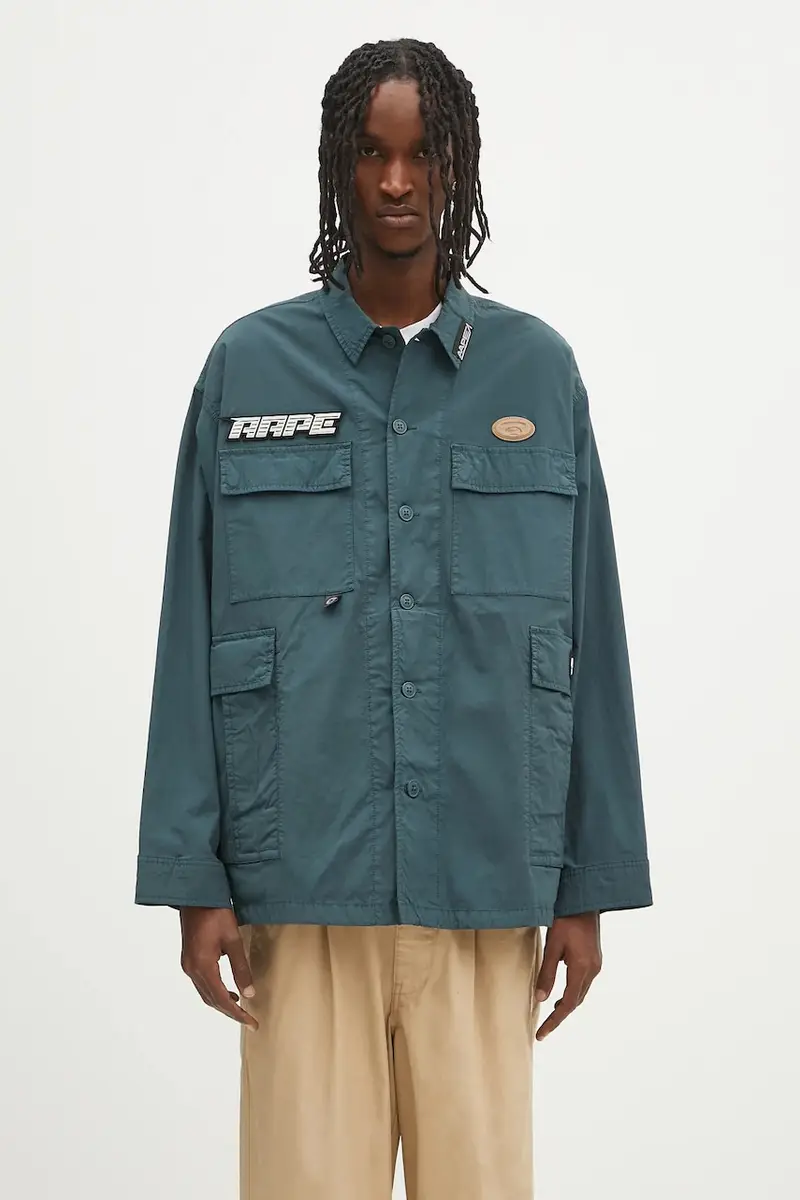 giacca Main Long Sleeve colore turchese AAPSTM8501XXN