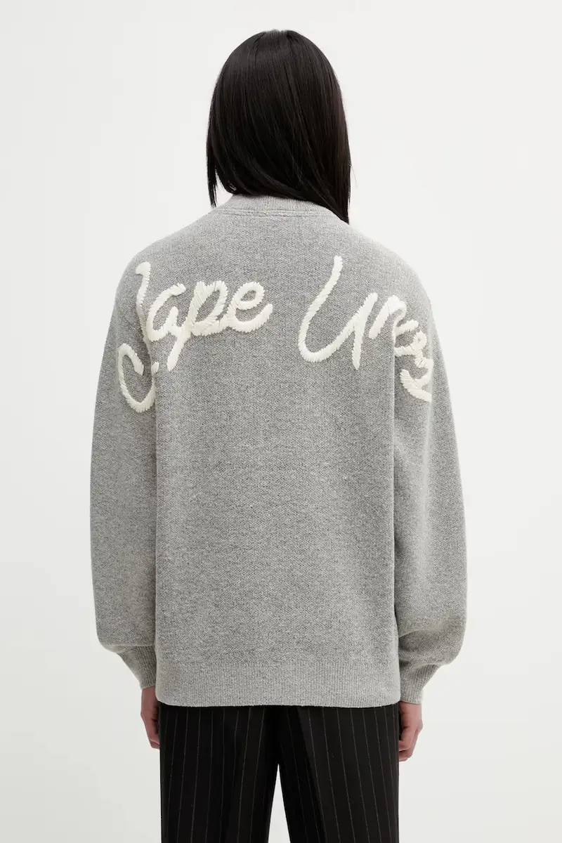 maglione Grigio miniatura 3