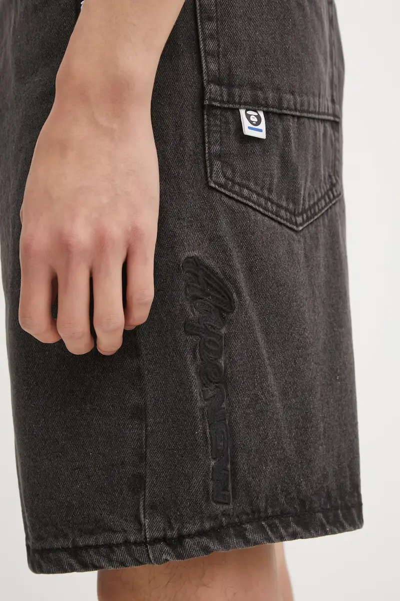 AAPE Jeans Uomo Nero 3817007 miniatura 4