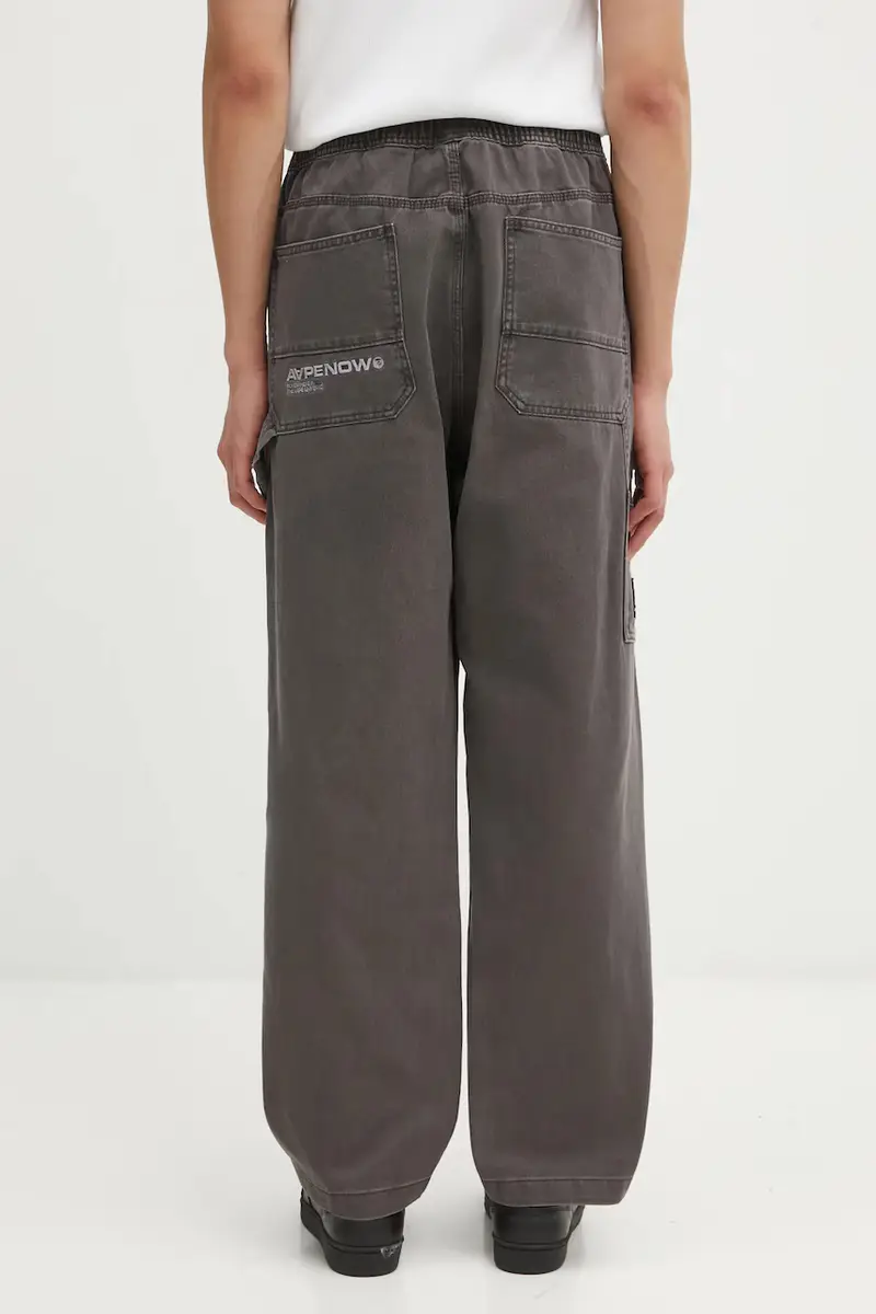 pantaloni in cotone Now uomo colore grigio AAPPTMC629XXP miniatura 3