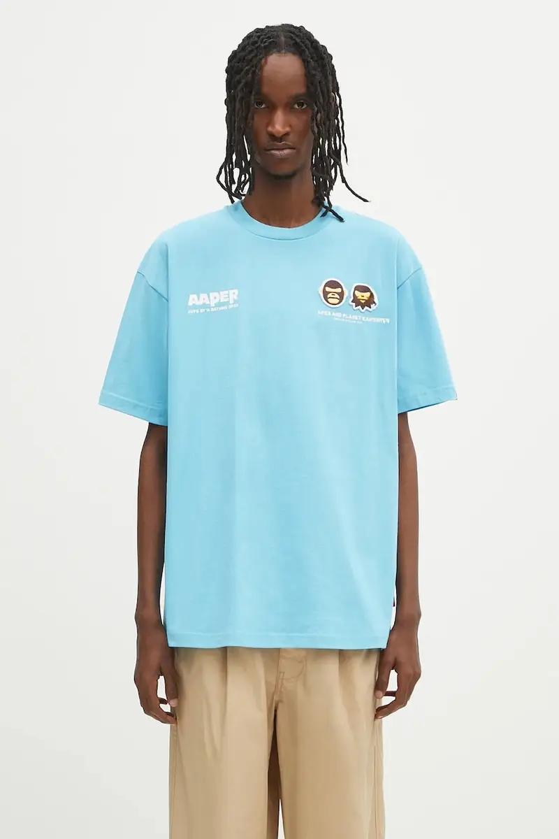 AAPE T-shirt Uomo Blu 2246182