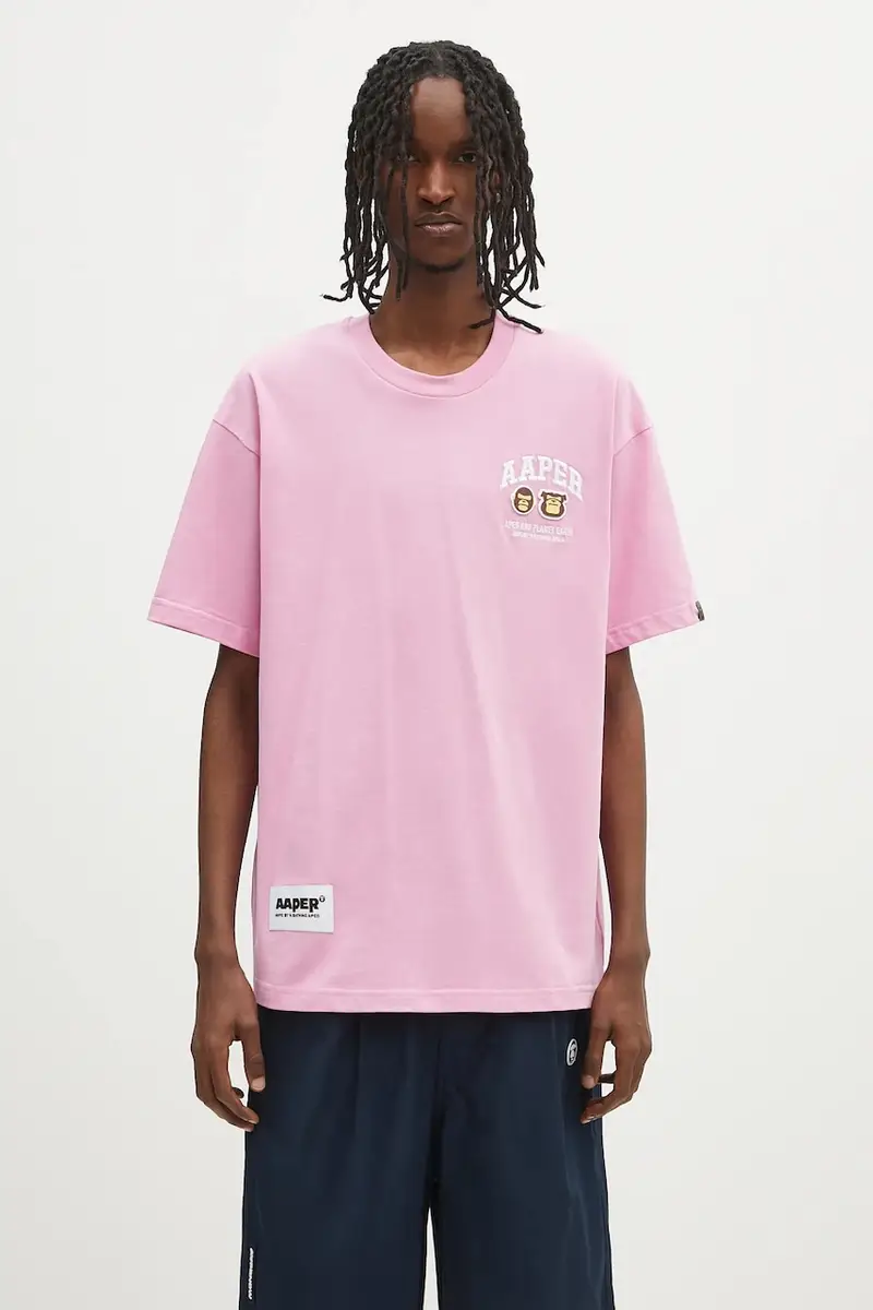 AAPE T-shirt Uomo Rosa 2259276