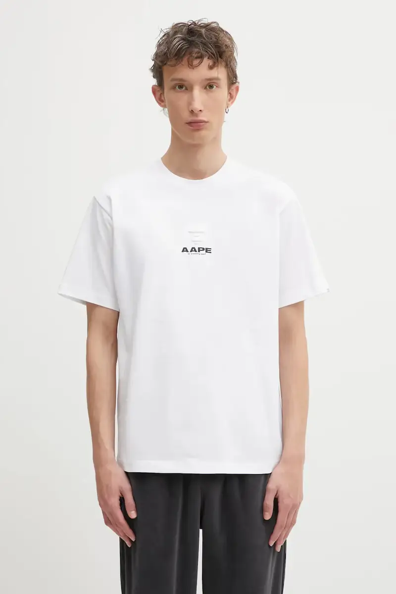 AAPE T-shirt Uomo Bianco 3740174 miniatura 3