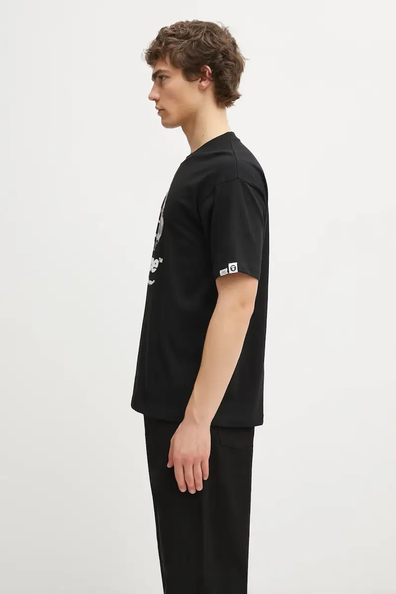 AAPE T-shirt Uomo Nero 3509174 miniatura 2