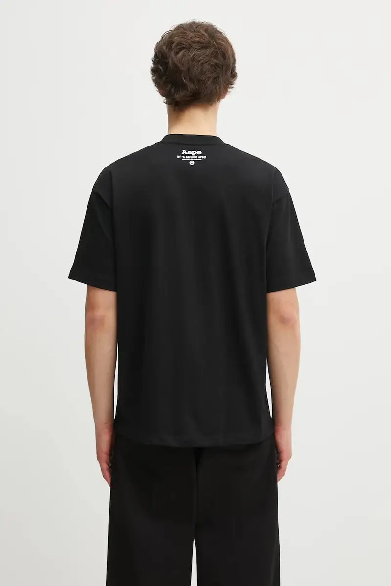 AAPE T-shirt Uomo Nero 3509174 miniatura 3