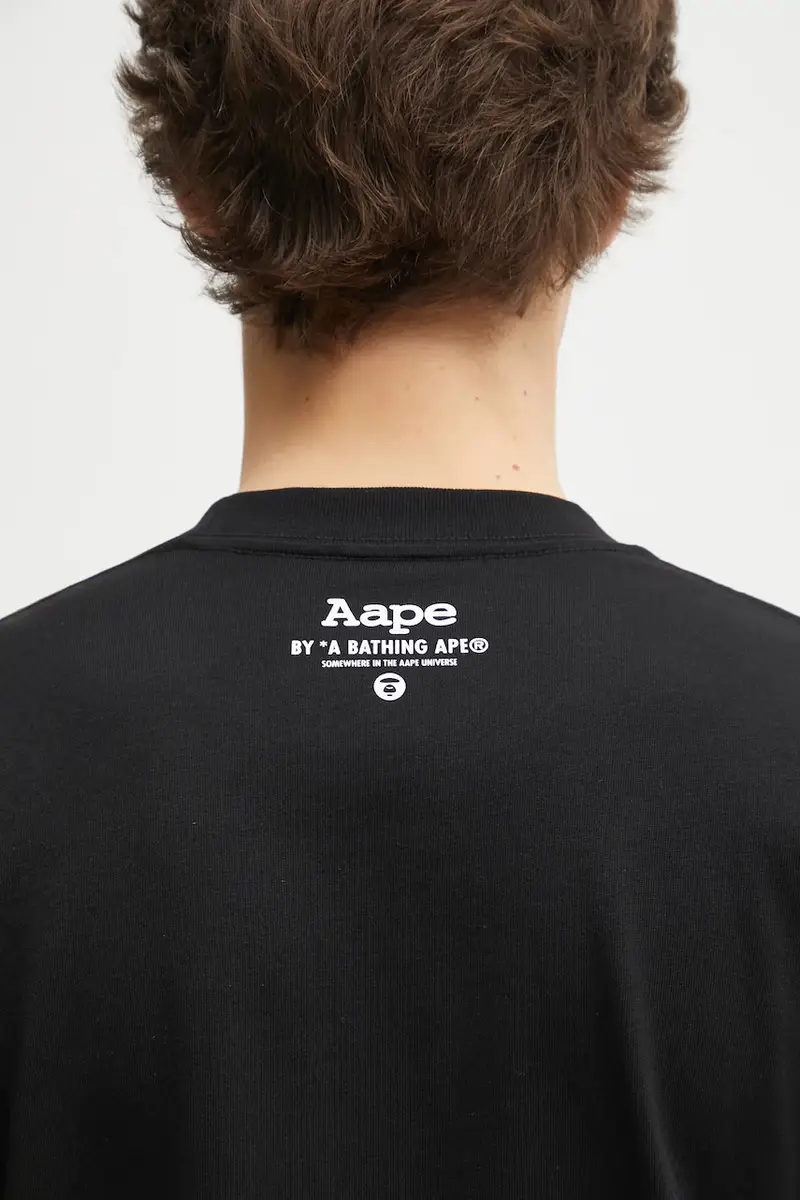 AAPE T-shirt Uomo Nero 3509174 miniatura 5