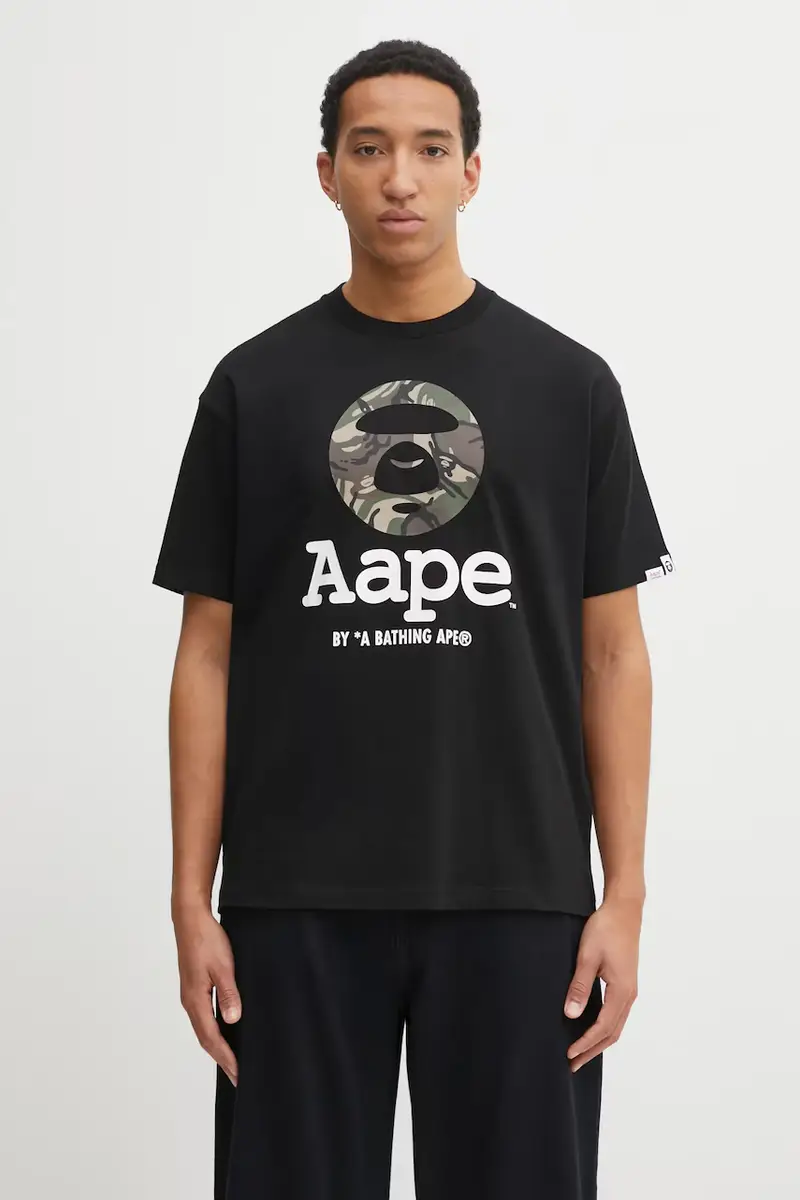 AAPE T-shirt Uomo Nero 3798668