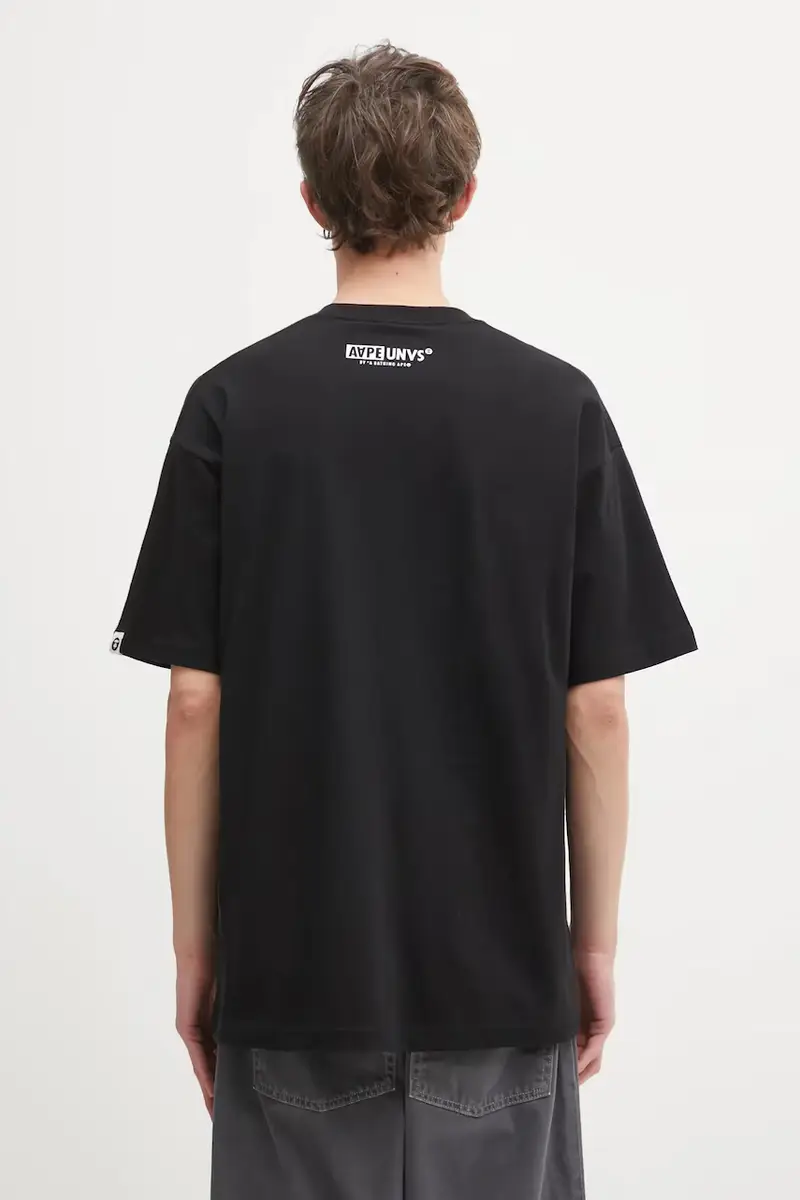 AAPE T-shirt Uomo Nero 3798628 miniatura 3