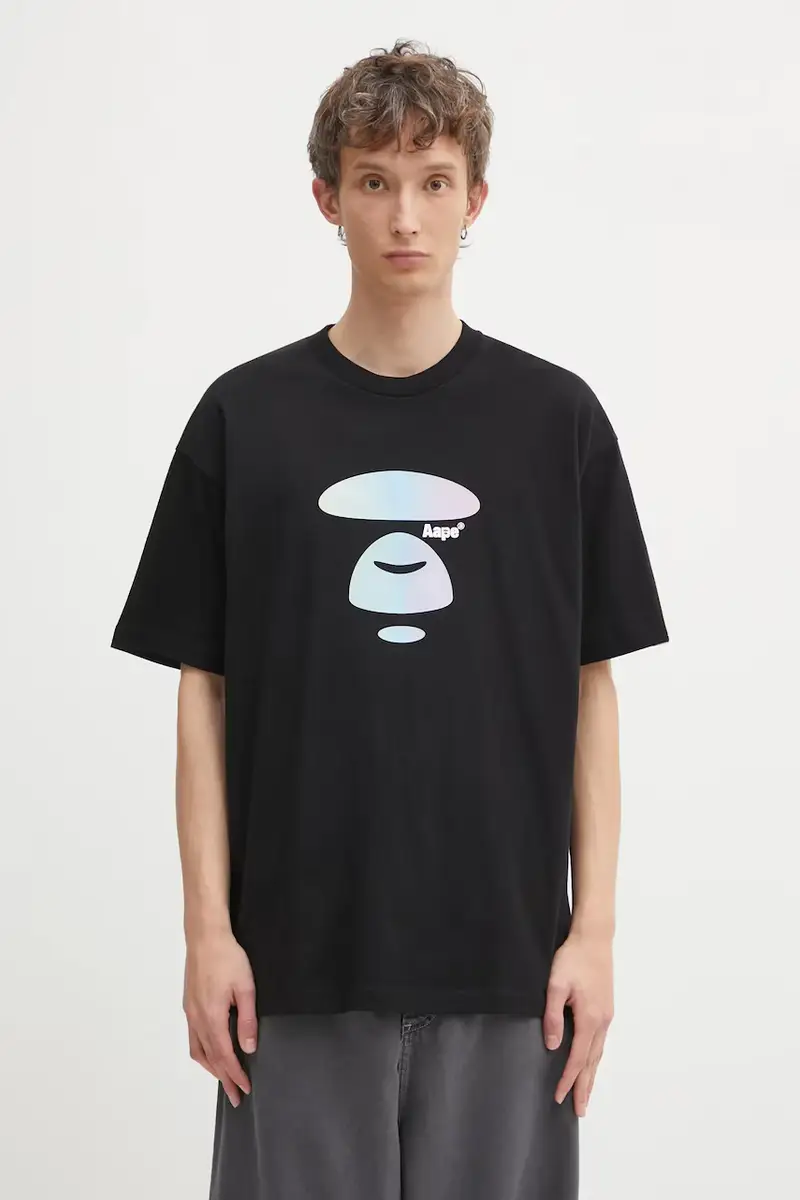 AAPE T-shirt Uomo Nero 3798628