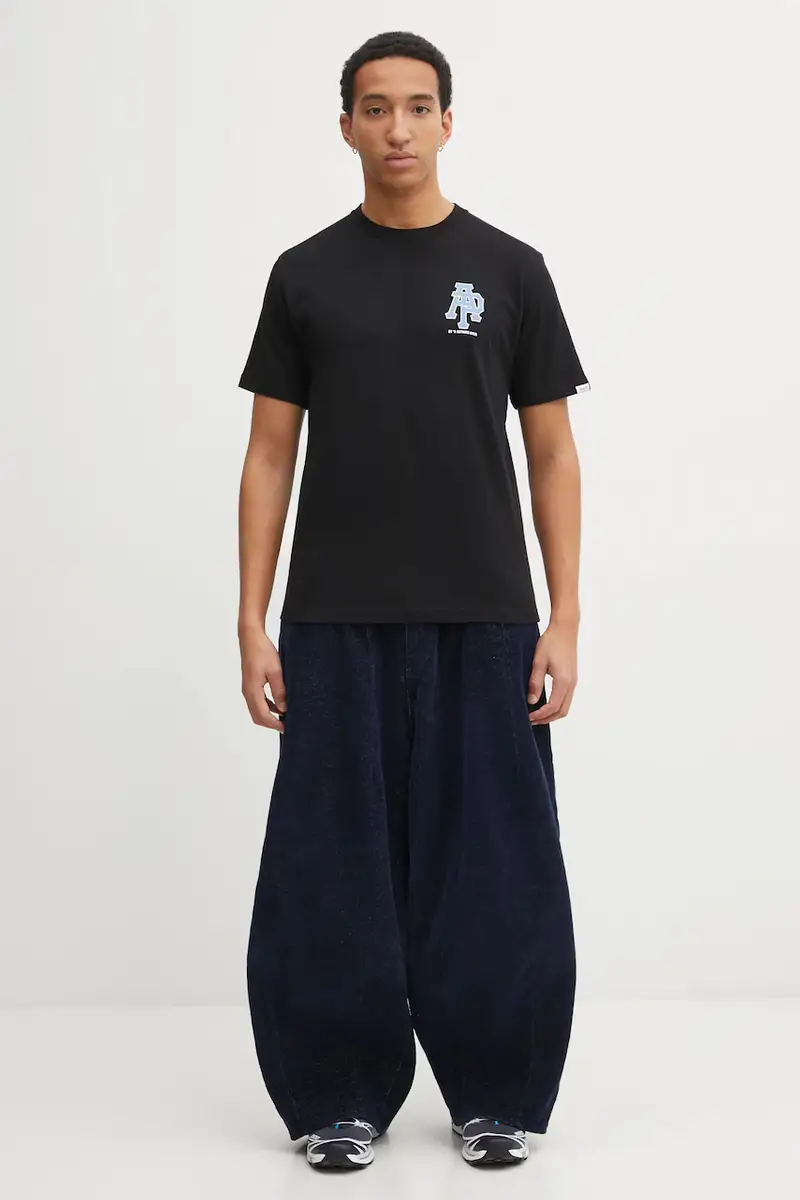 AAPE T-shirt Uomo Nero 3798652 miniatura 5