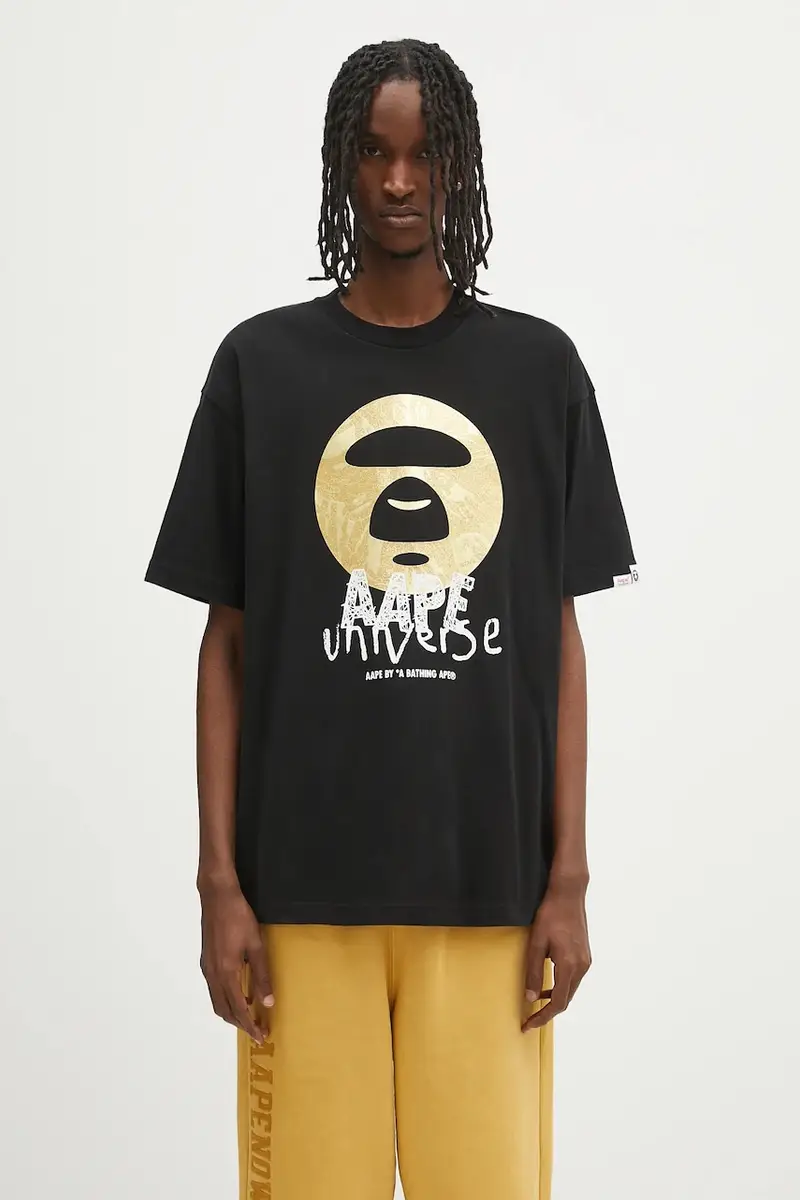 AAPE T-shirt Uomo Nero 2257088