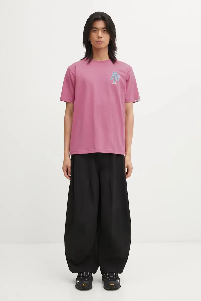 AAPE T-shirt Uomo Rosa 3842498 miniatura 5