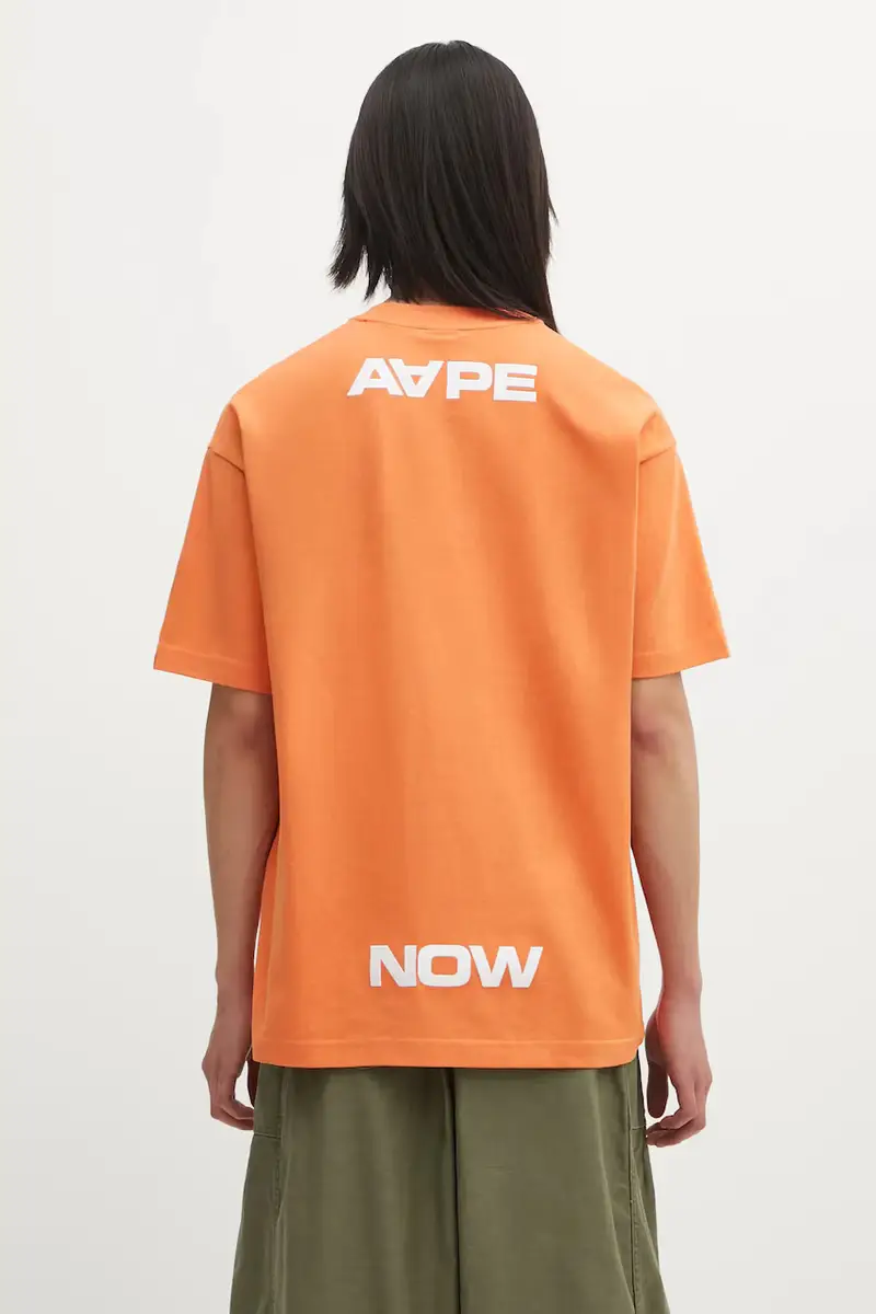AAPE T-shirt Uomo Arancione 3798450 miniatura 3