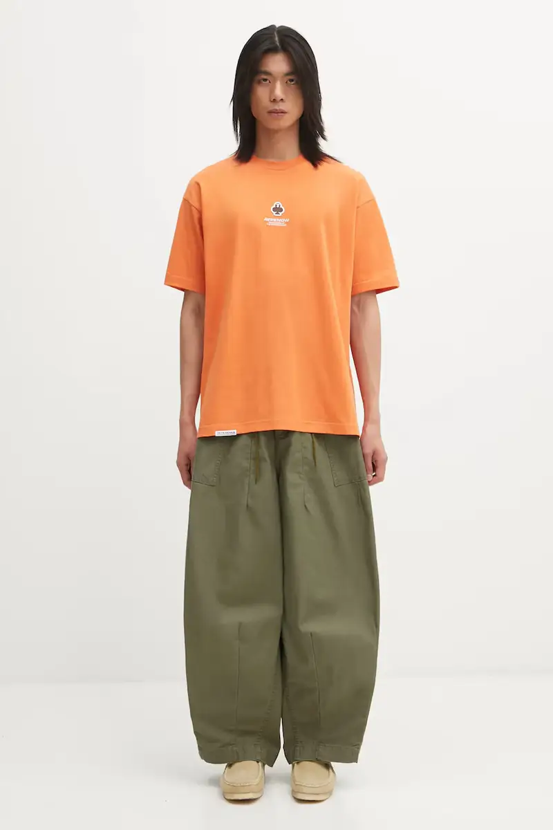 AAPE T-shirt Uomo Arancione 3798450 miniatura 5