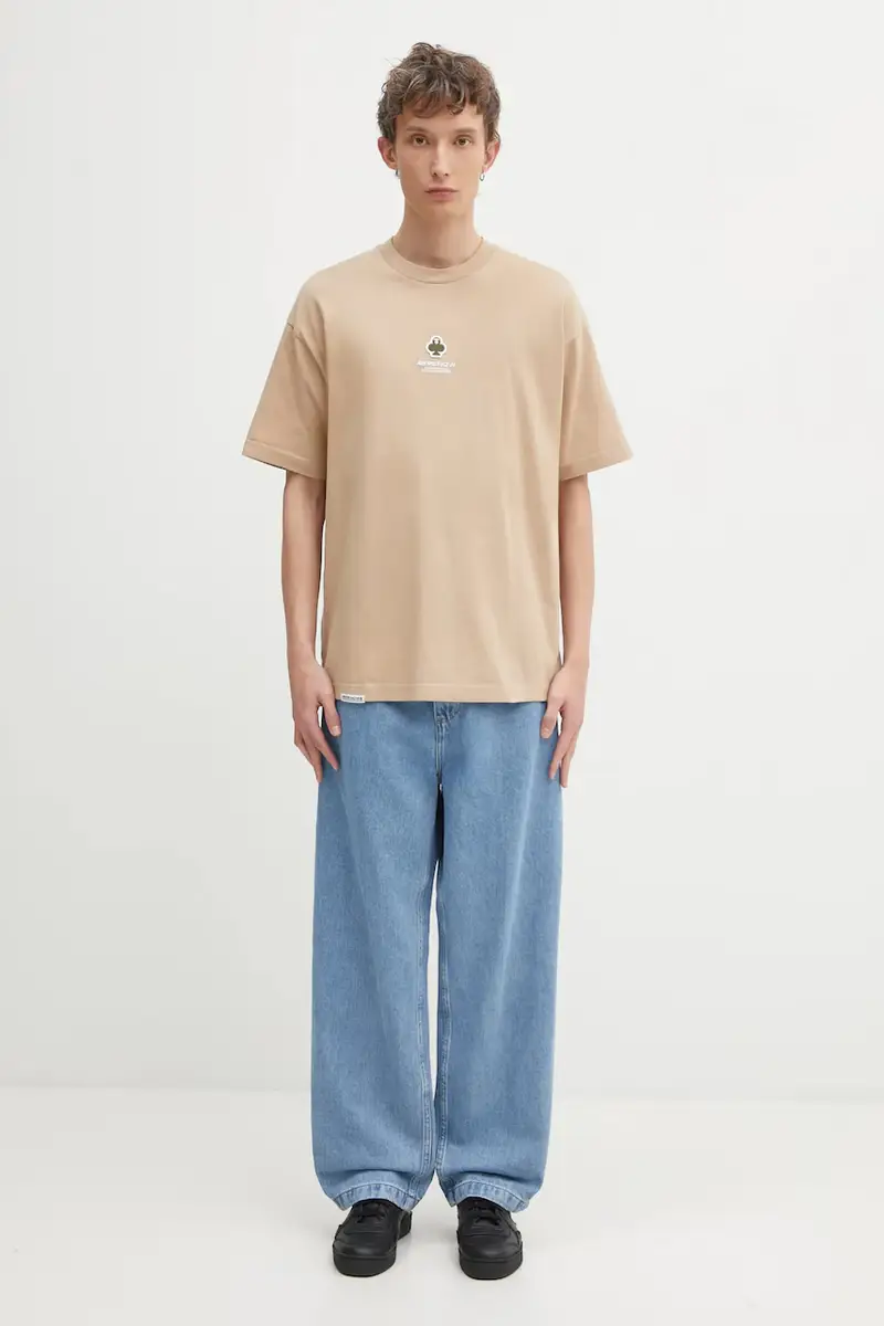 AAPE T-shirt Uomo Beige 3798454 miniatura 5