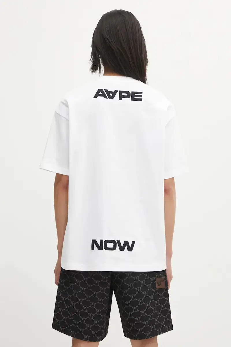 AAPE T-shirt Uomo Bianco 3798476 miniatura 3