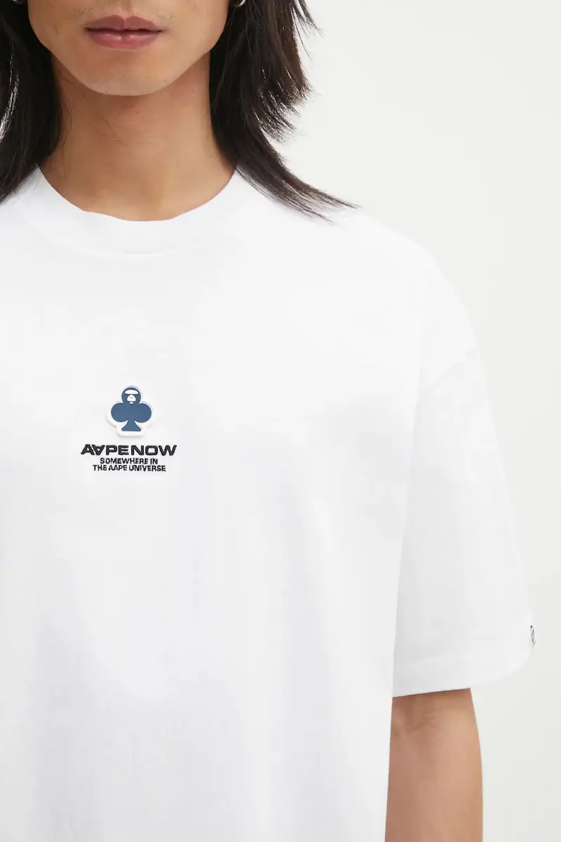 AAPE T-shirt Uomo Bianco 3798476 miniatura 4