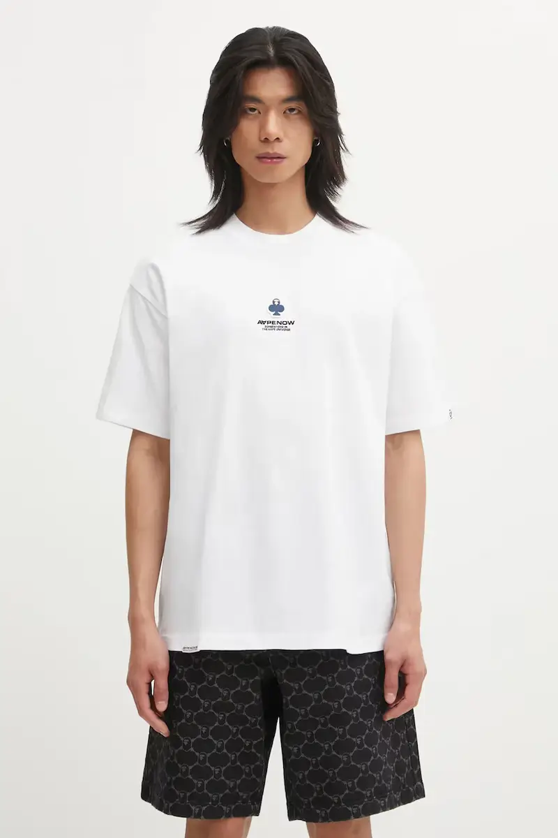 AAPE T-shirt Uomo Bianco 3798476
