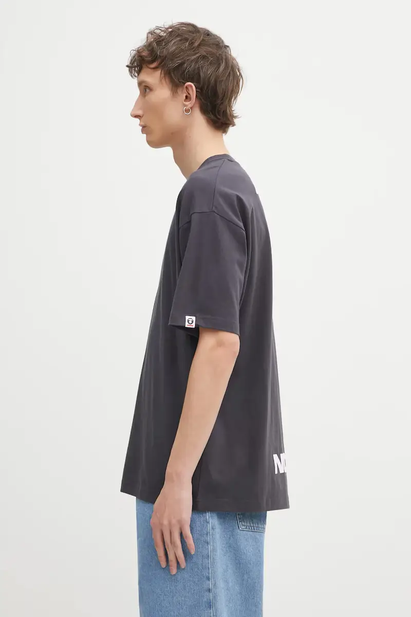 AAPE T-shirt Uomo Grigio 3798530 miniatura 2