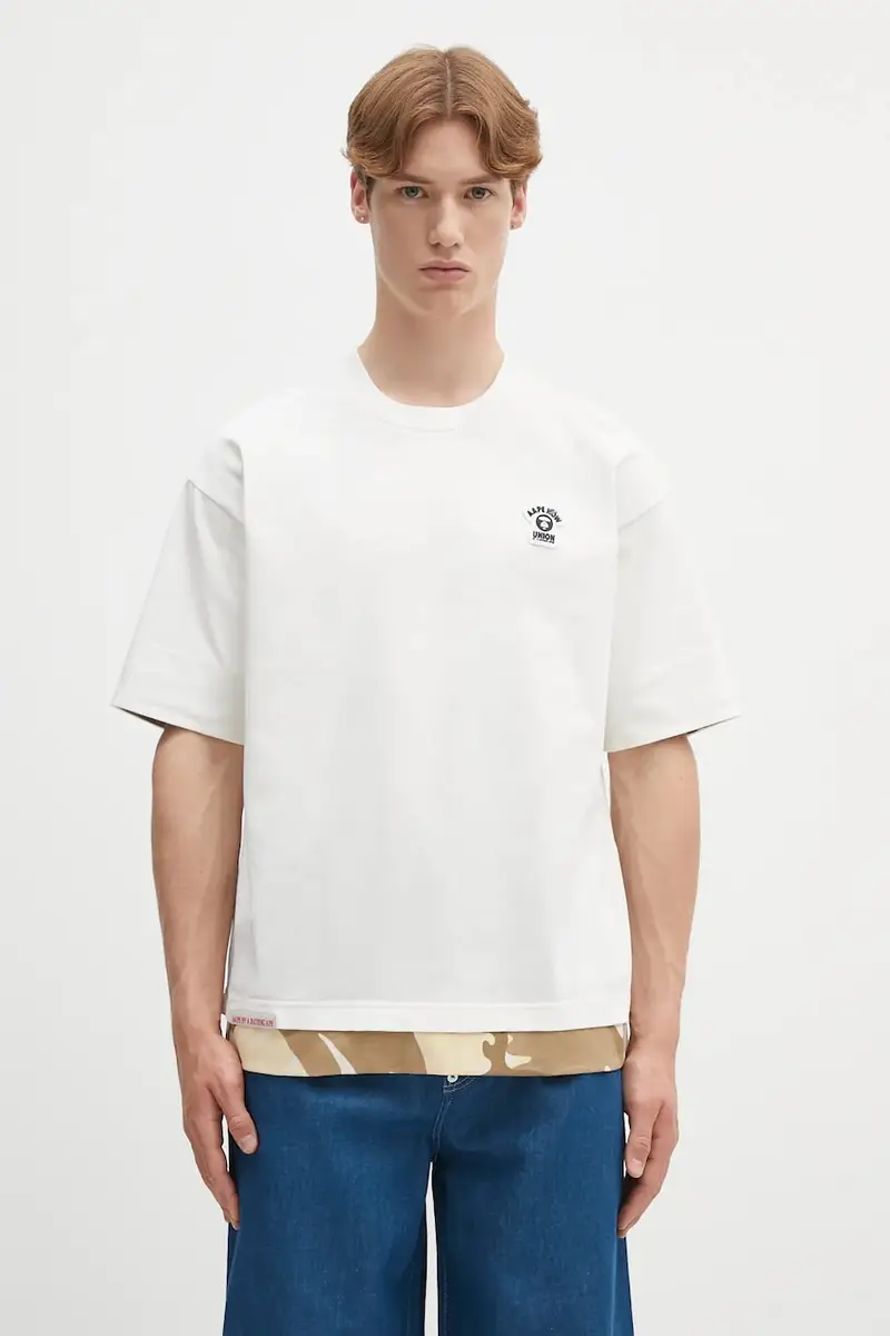 AAPE T-shirt Uomo Beige 2242555