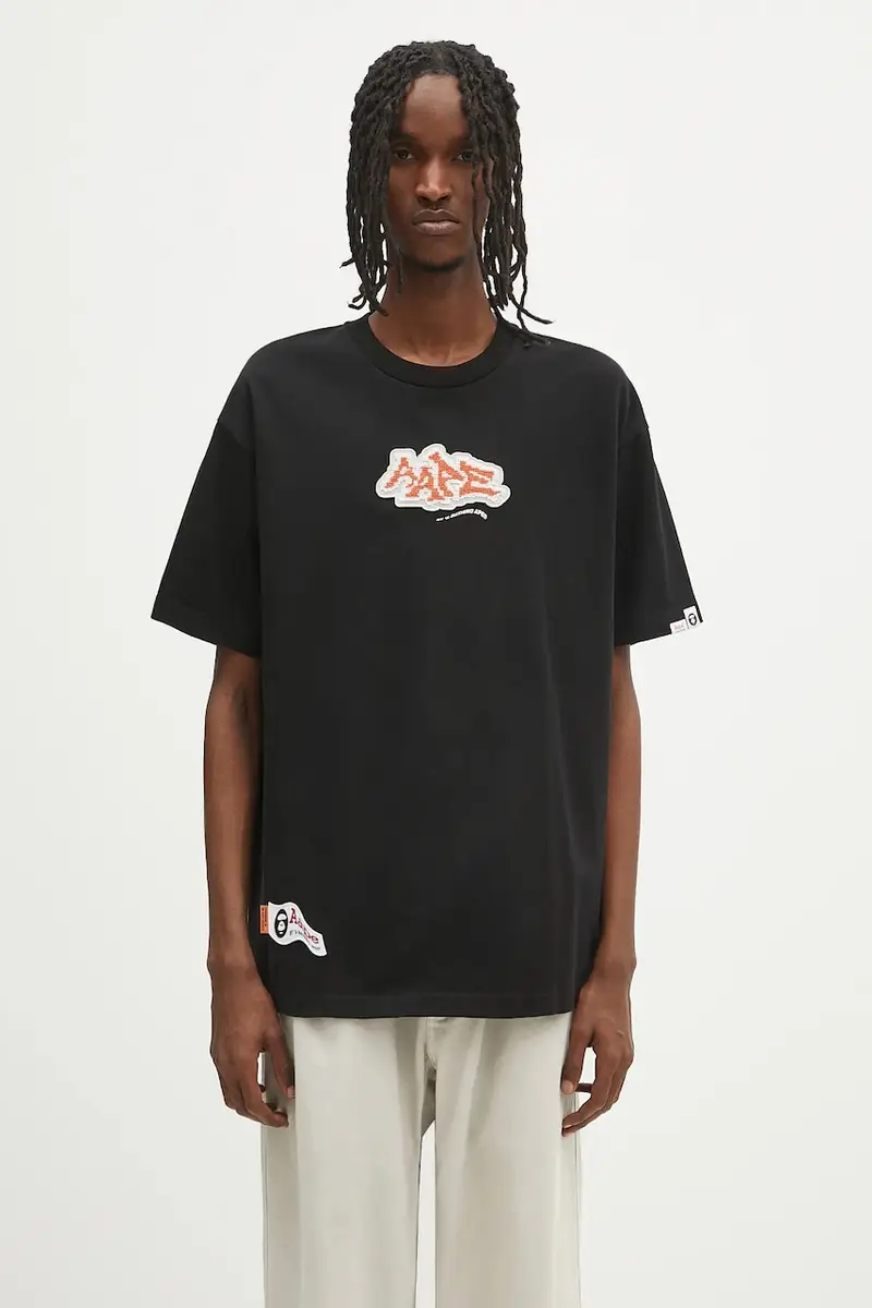 AAPE T-shirt Uomo Nero 2257085
