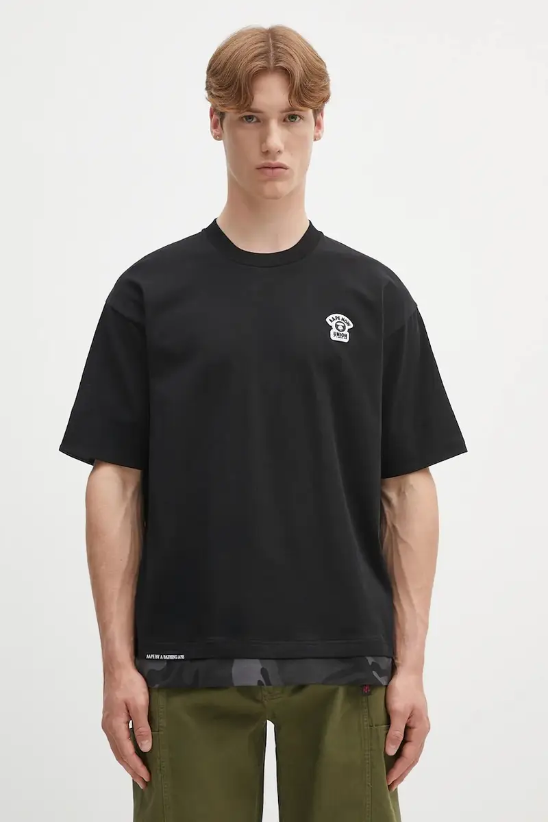 AAPE T-shirt Uomo Nero 2257140