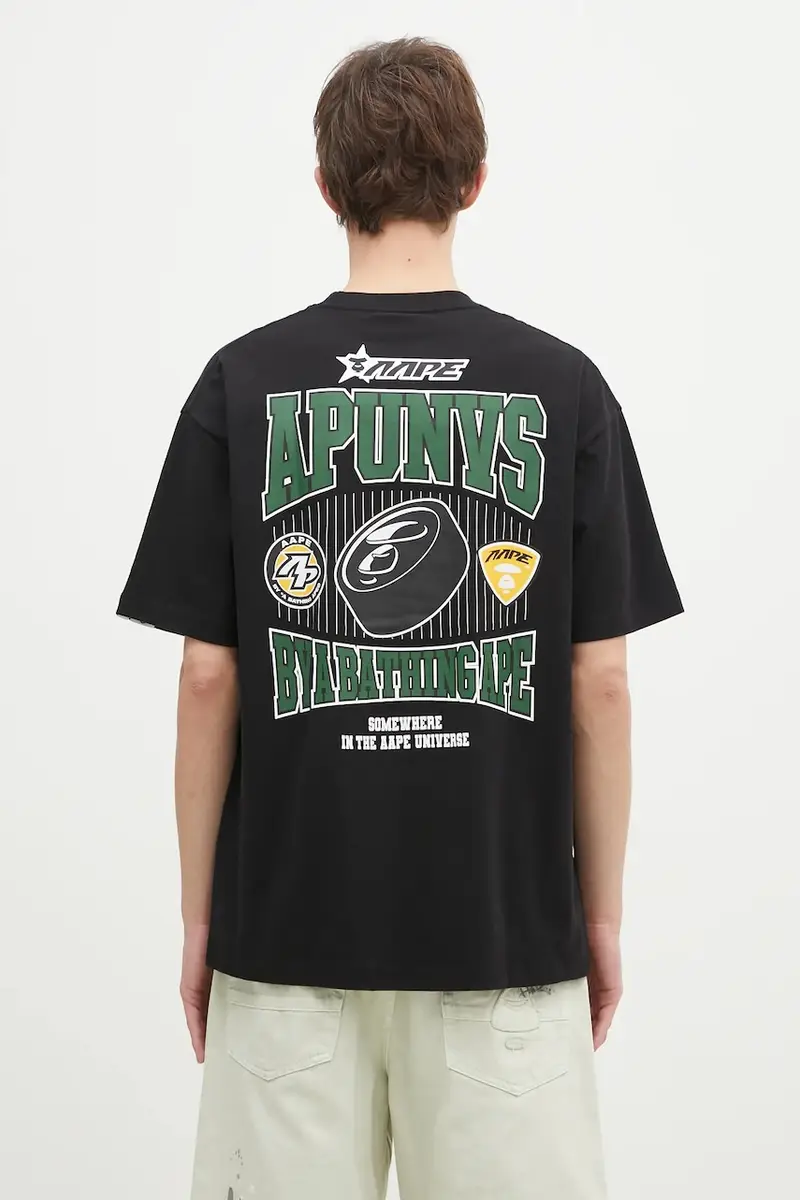 AAPE T-shirt Uomo Nero 2255331