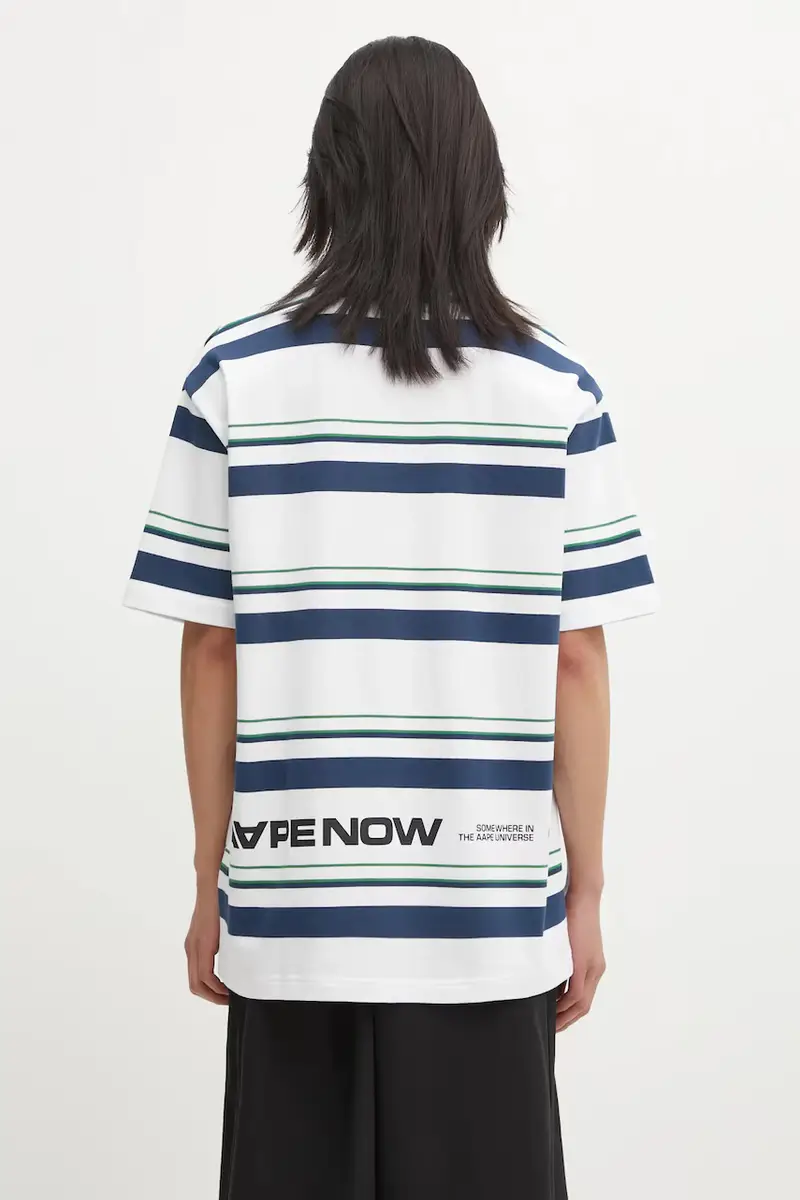 AAPE T-shirt Uomo Bianco 3798480 miniatura 3