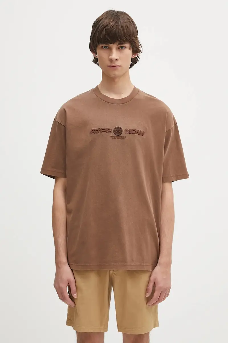 AAPE T-shirt Uomo Marrone 2251488