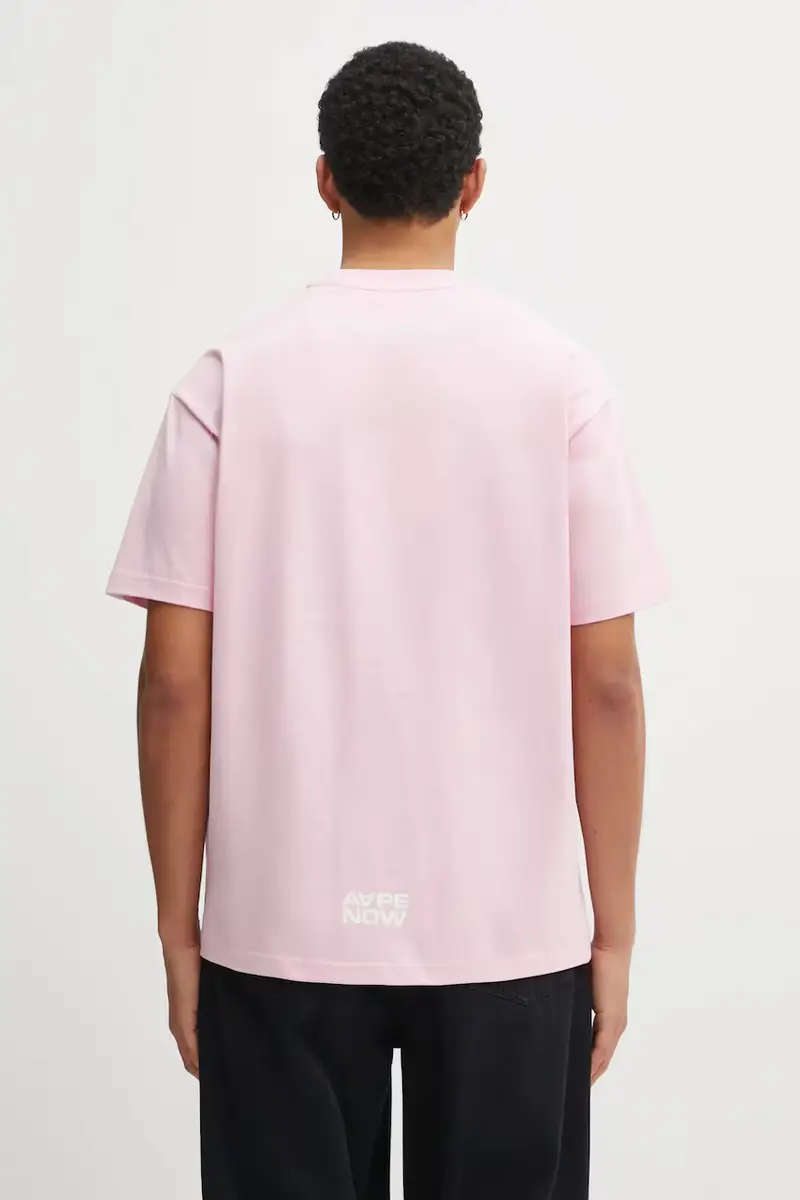 AAPE T-shirt Uomo Rosa 3798678 miniatura 3