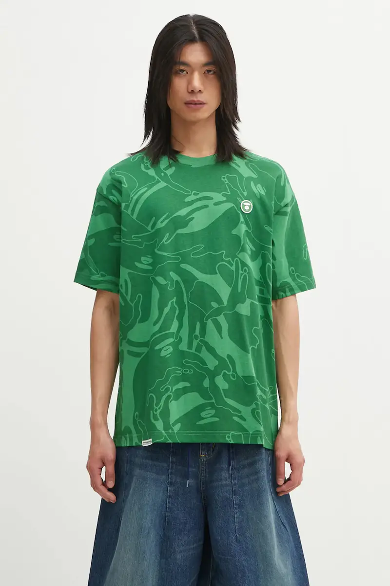 AAPE T-shirt Uomo Verde 3817027