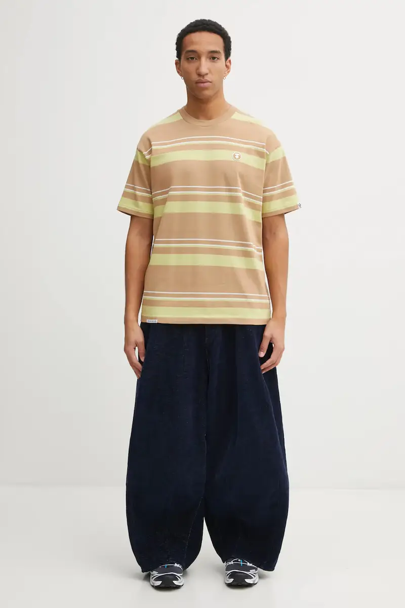 AAPE T-shirt Uomo Verde 3798710 miniatura 5