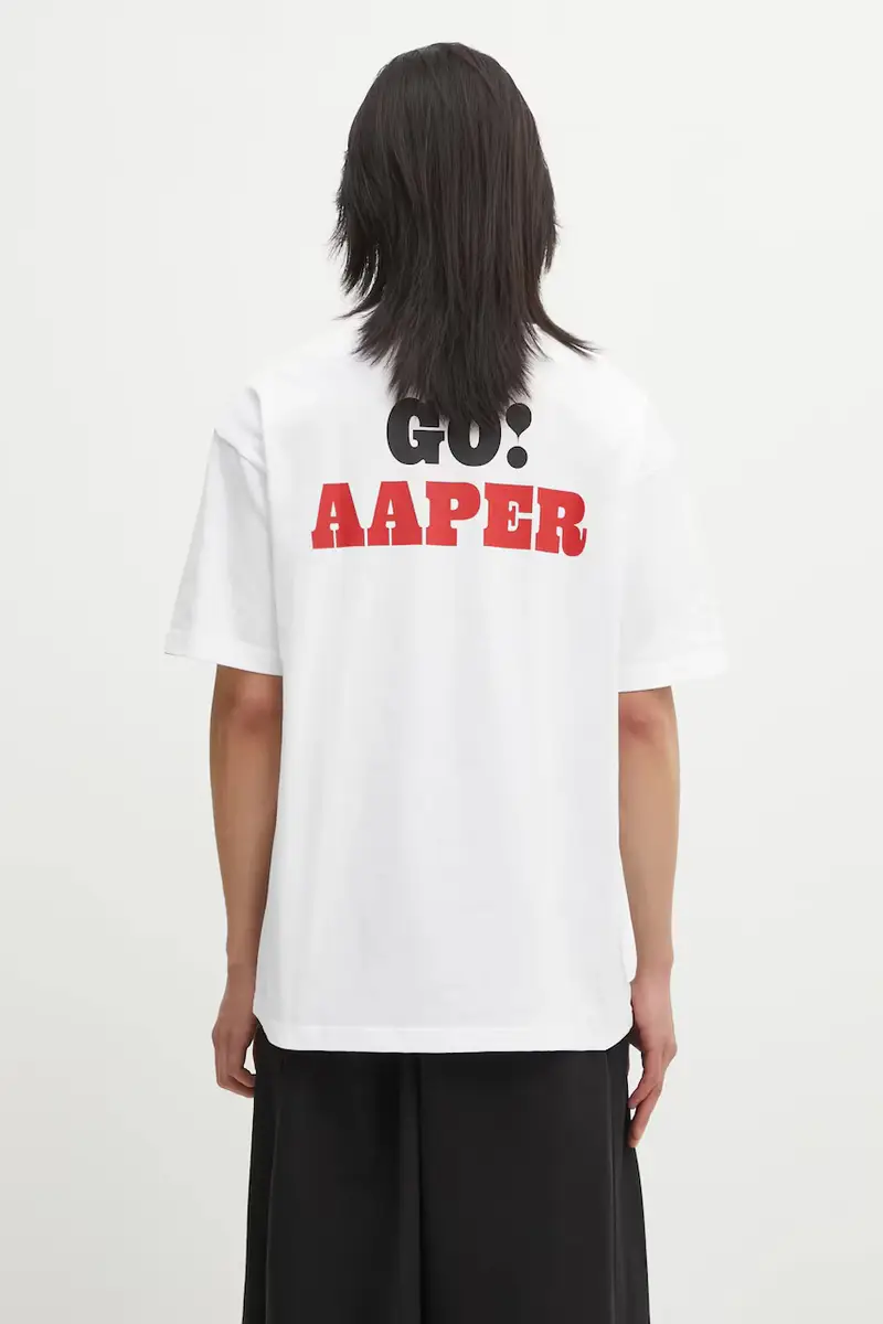 AAPE T-shirt Uomo Bianco 3816943 miniatura 3