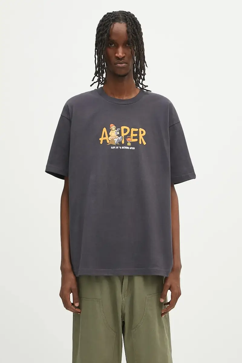 AAPE T-shirt Uomo Grigio 2249925