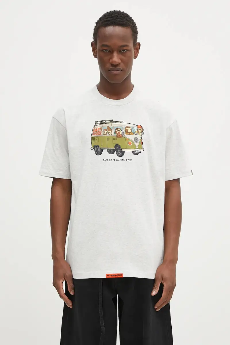 AAPE T-shirt Uomo Grigio 2249956