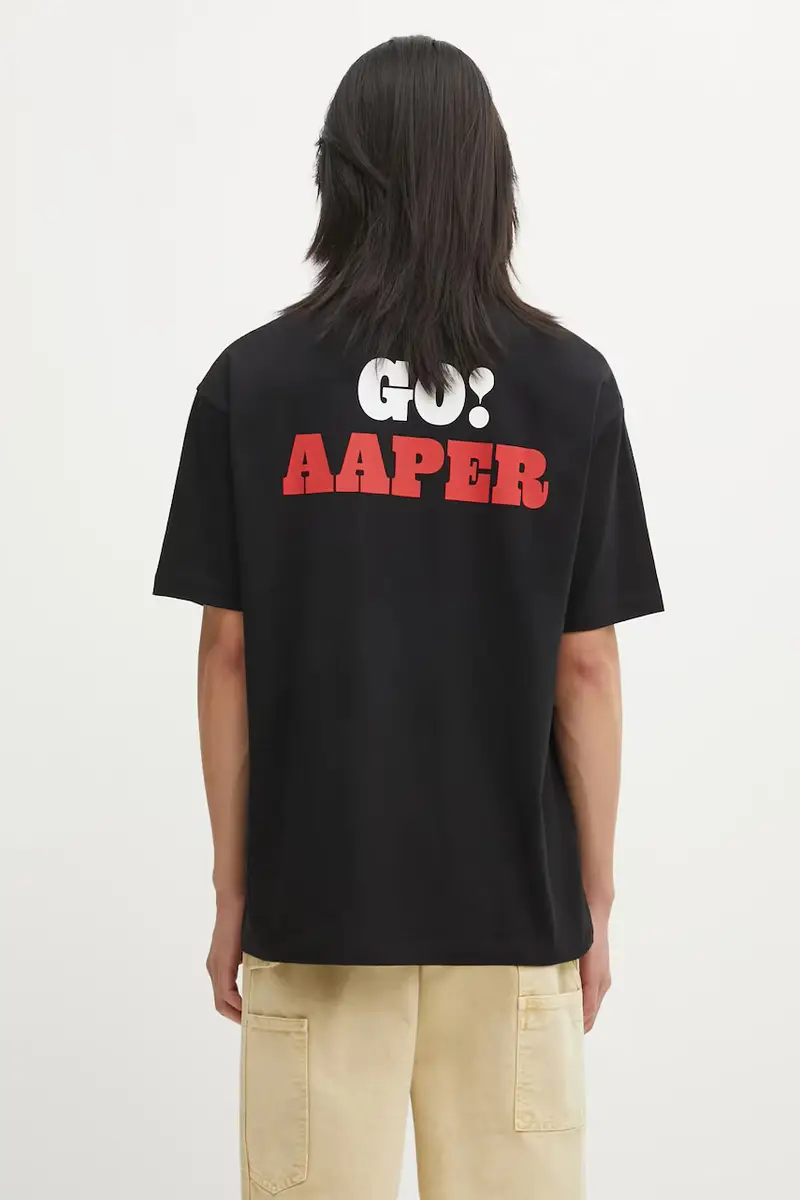 AAPE T-shirt Uomo Nero 3816990 miniatura 3