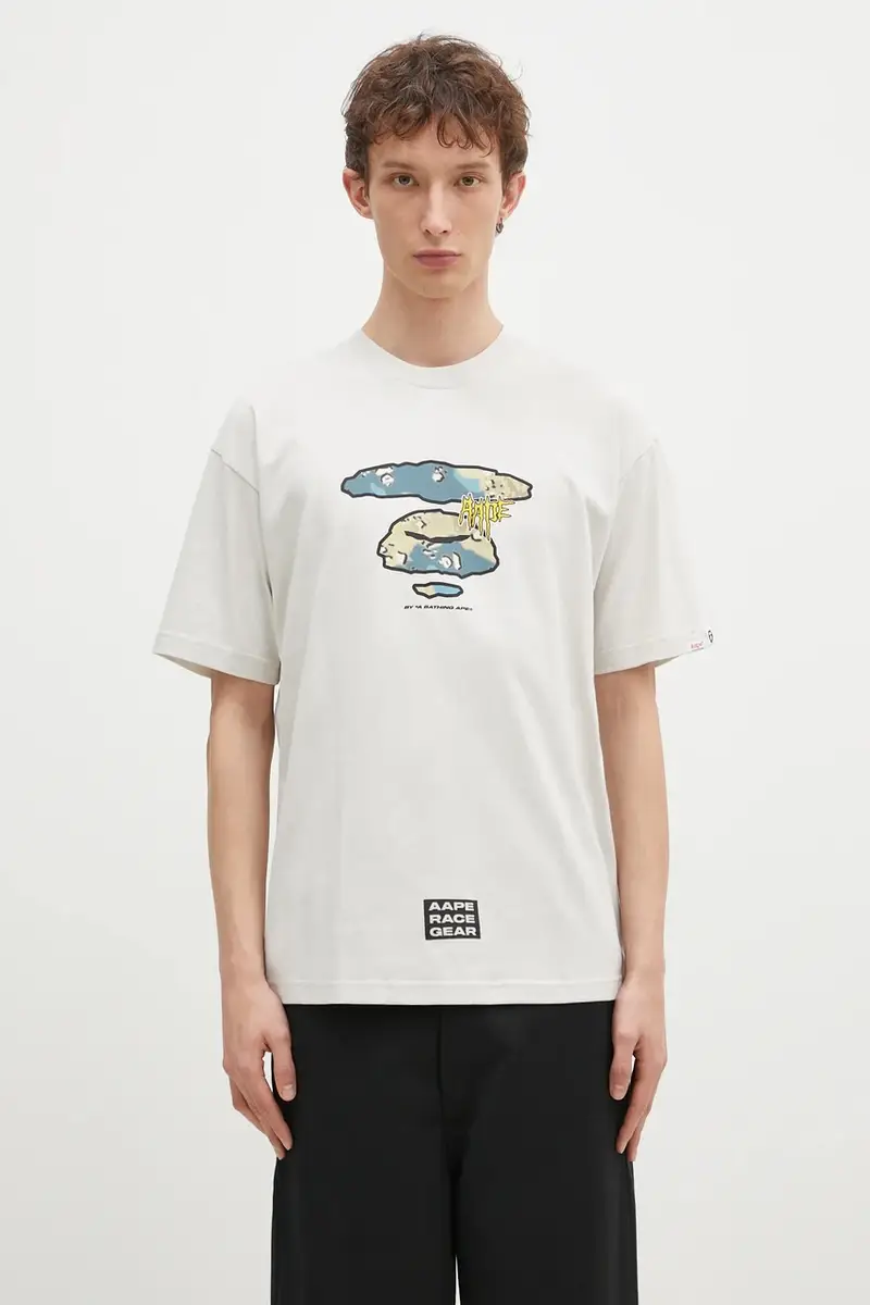 AAPE T-shirt Uomo Beige 2241738