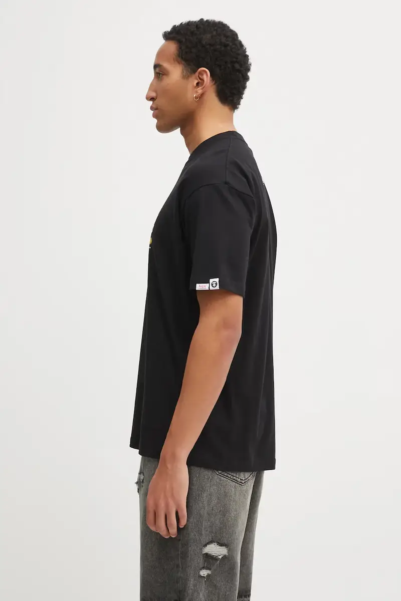 AAPE T-shirt Uomo Nero 3798665 miniatura 2
