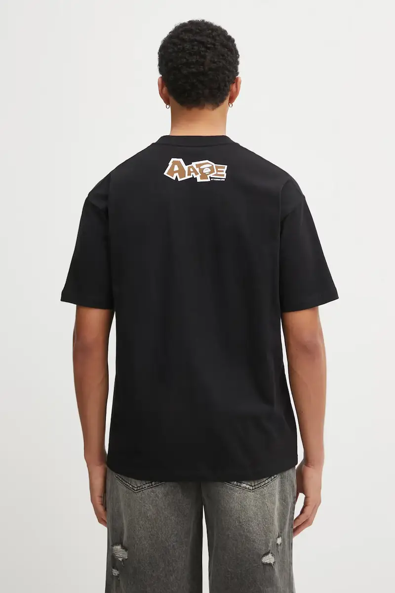 AAPE T-shirt Uomo Nero 3798665 miniatura 3