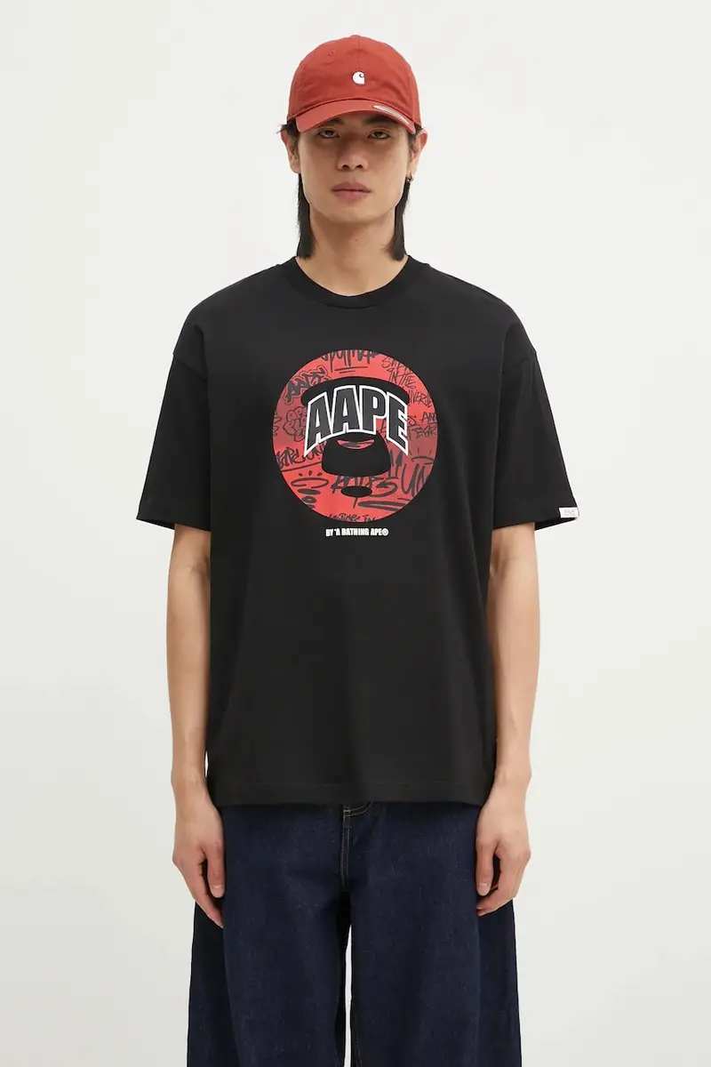 AAPE T-shirt Uomo Nero 2255126