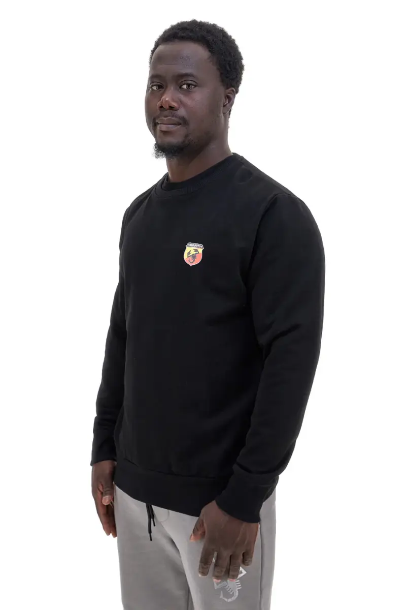 Felpa nera con logo frontale Abarth 03F [NERO] miniatura 2