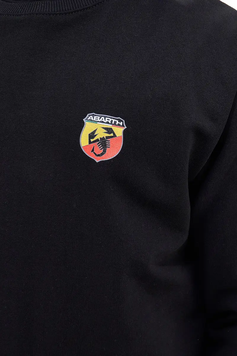 Felpa nera con logo frontale Abarth 03F [NERO] miniatura 3