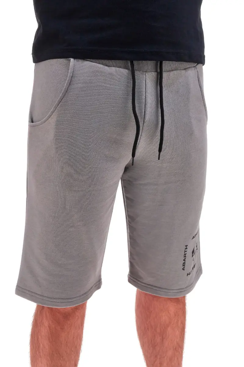 Pantaloncini Grigi in Cotone con Coulisse ABARTH AH26SS091 [IRON]