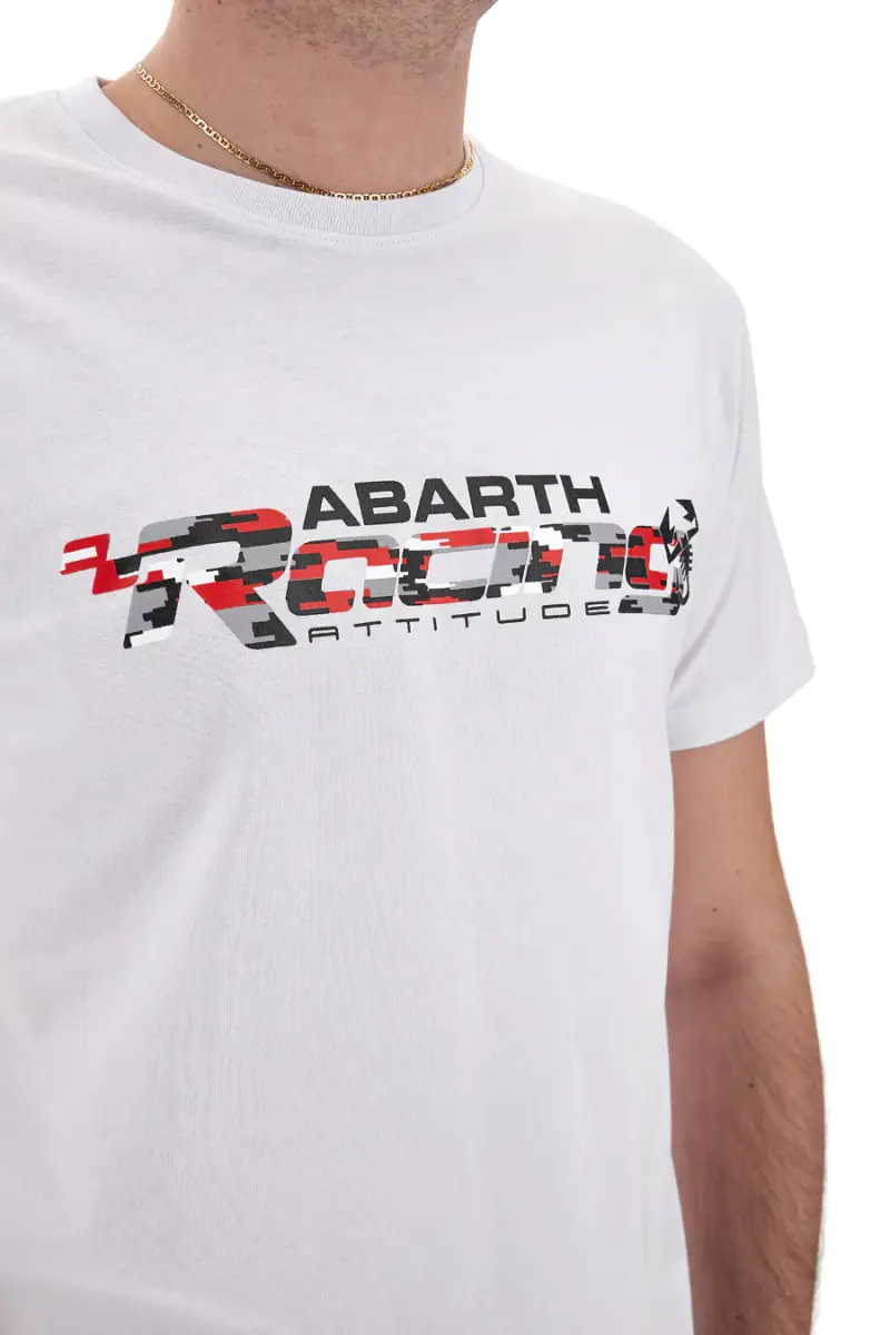 ABARTH T-shirt Bianco 4239289 miniatura 2