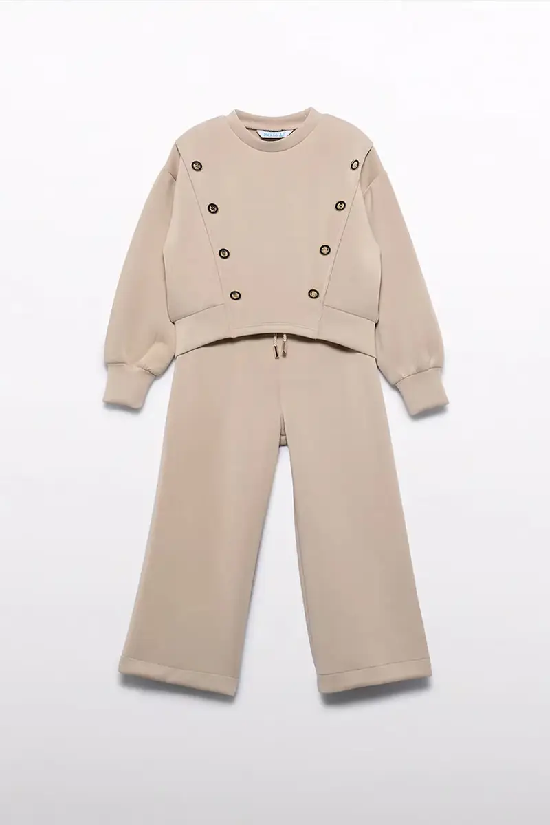 tuta per bambini Beige miniatura 2